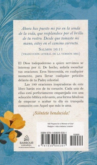 180 oraciones para una mujer de Dios