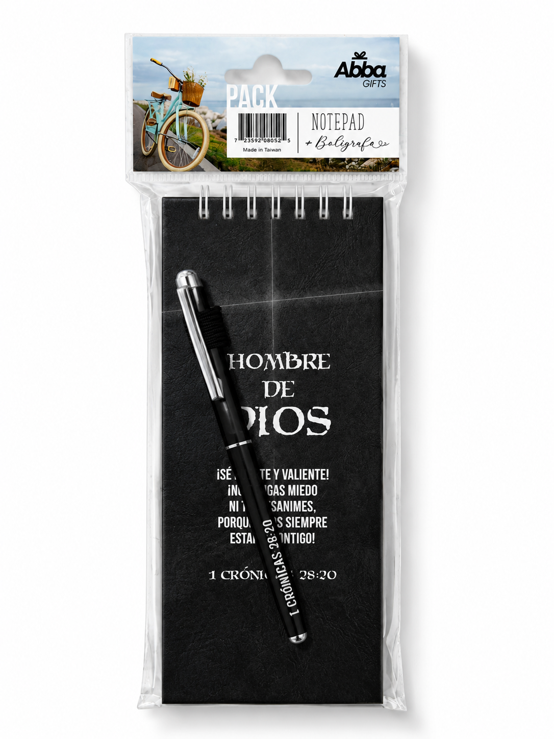 Set de Libreta con Bolígrafo | Hombre de Dios