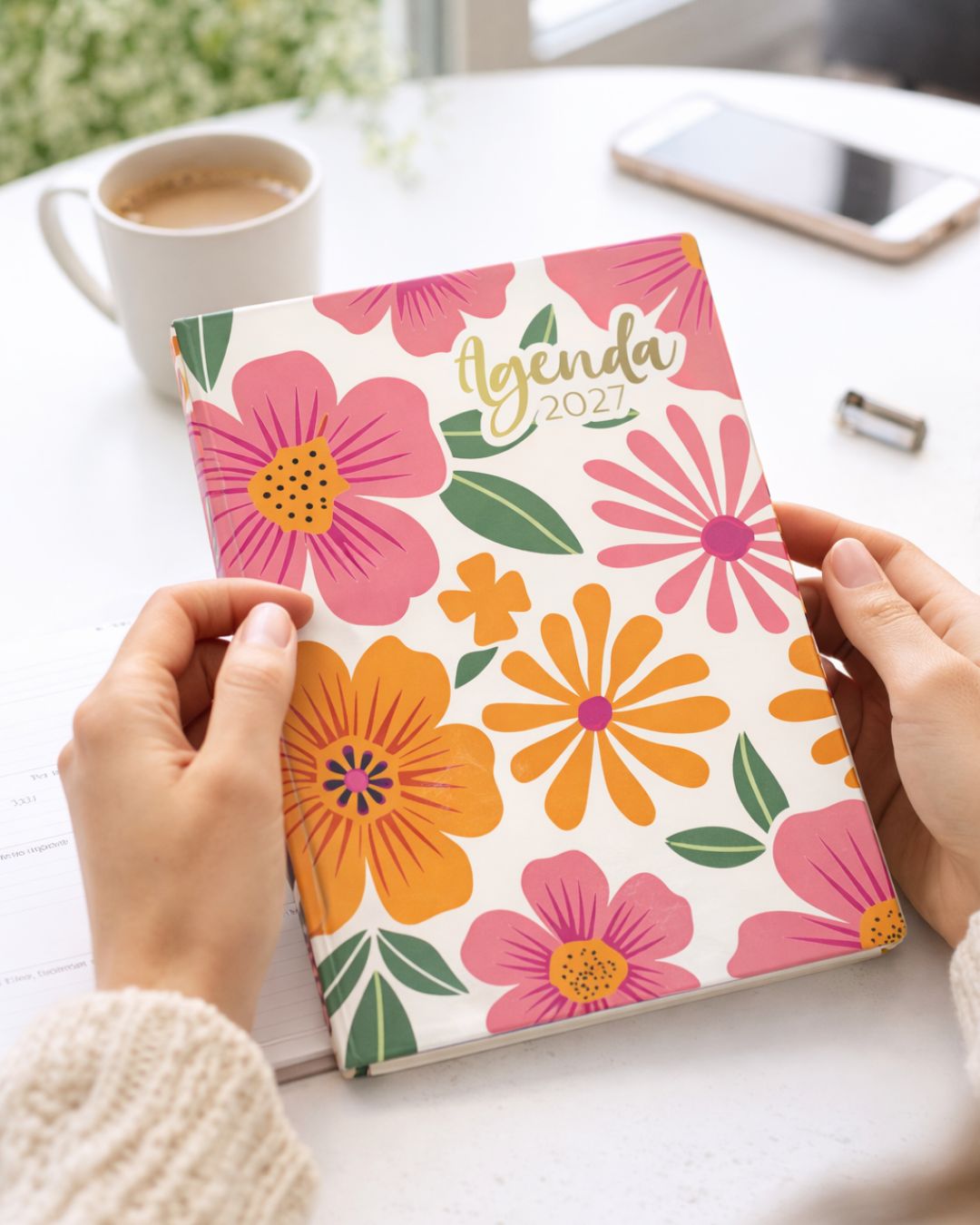 Agenda 2027 | Floral Tapa Dura