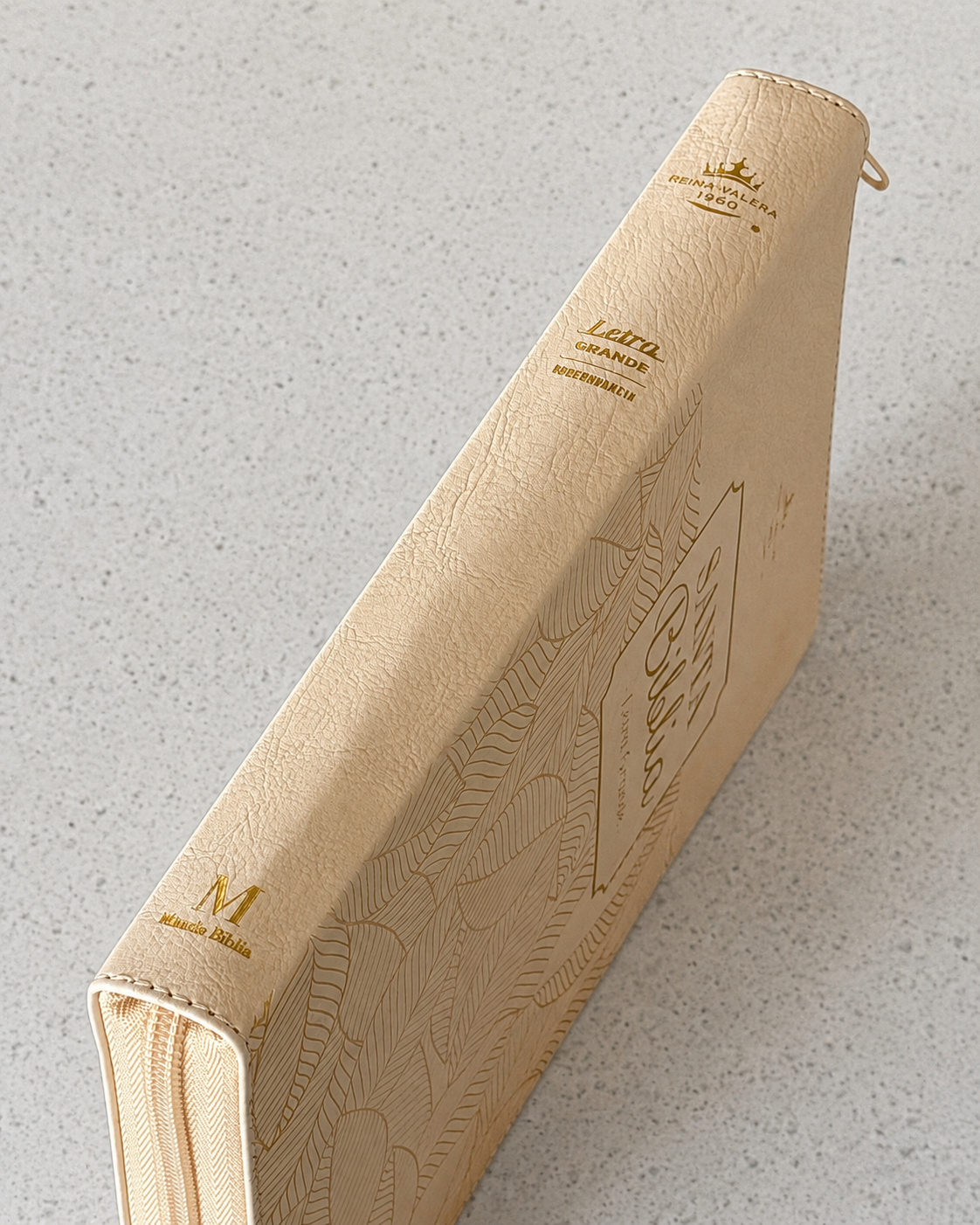 Biblia Obsequios y Premios | Beige con Cierre