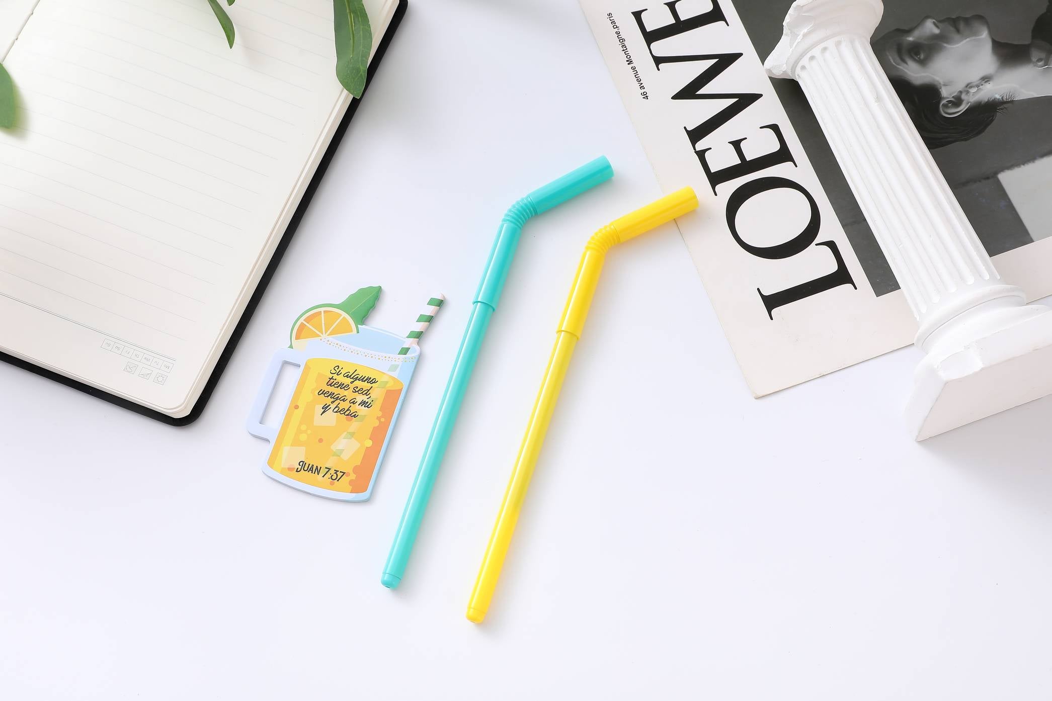 Pack creativo de dos bolígrafo y sticky notes - Variedad
