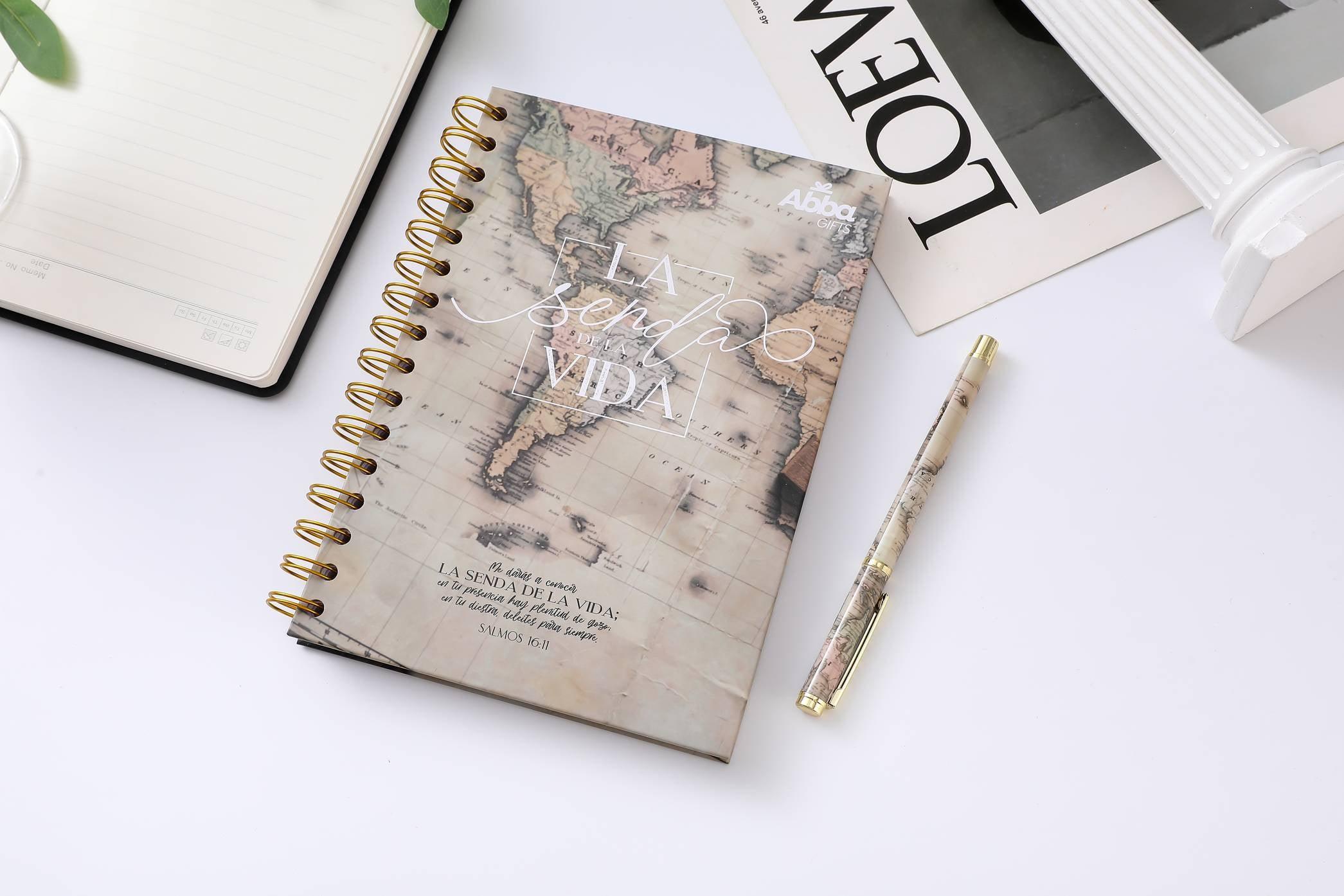 Libreta con bolígrafo - La senda de la vida