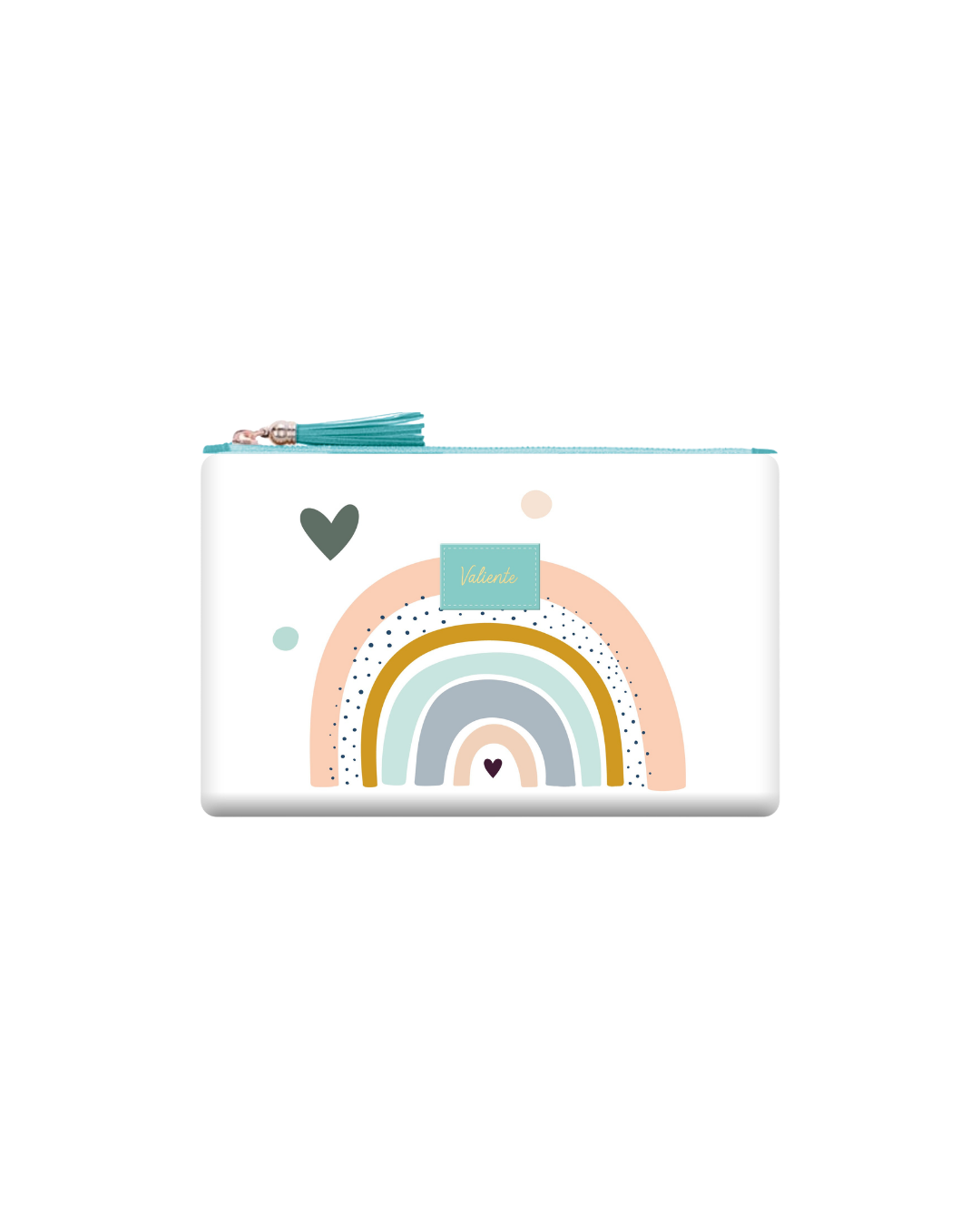 Valiente - Zipper Pouch Corazones