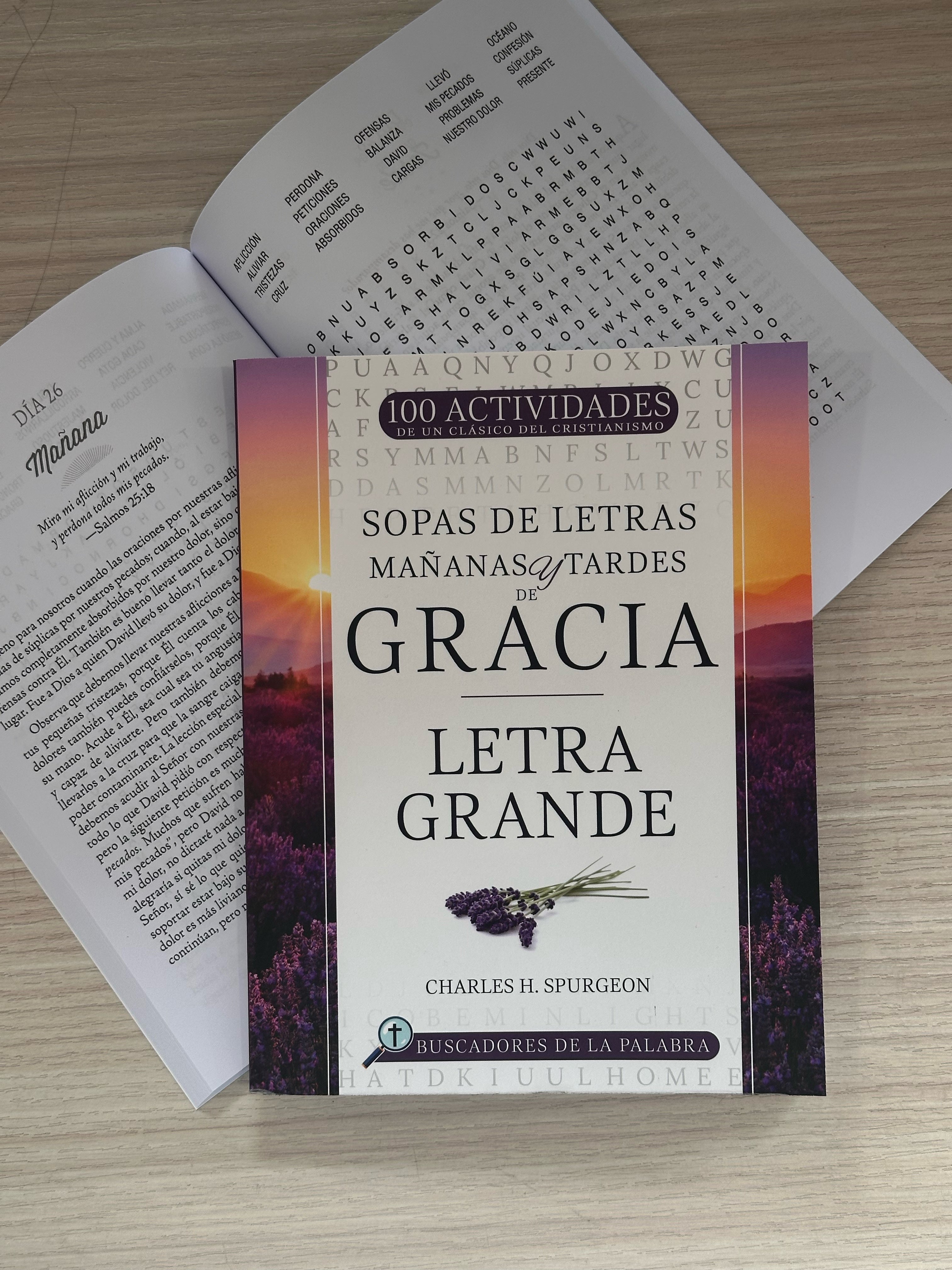 Mañanas y Tardes de Gracia - Letra Grande | Charles H. Spurgeon