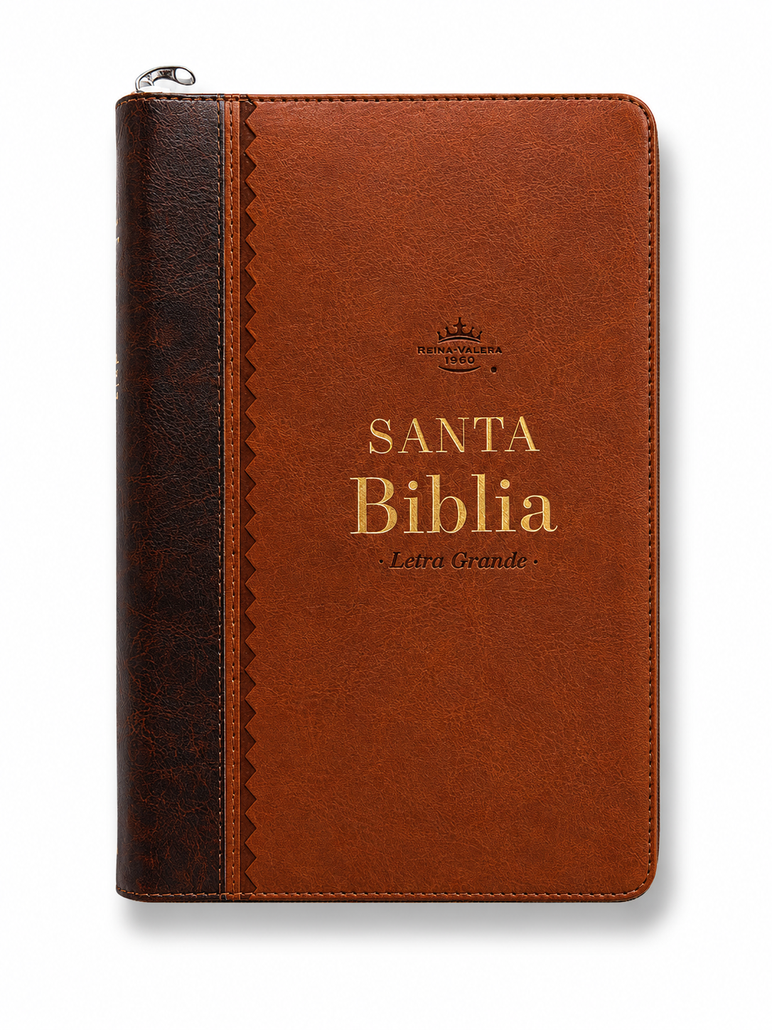 Biblia RVR1960 | Tapa Blanda Café con Cierre Obsequios y Premios