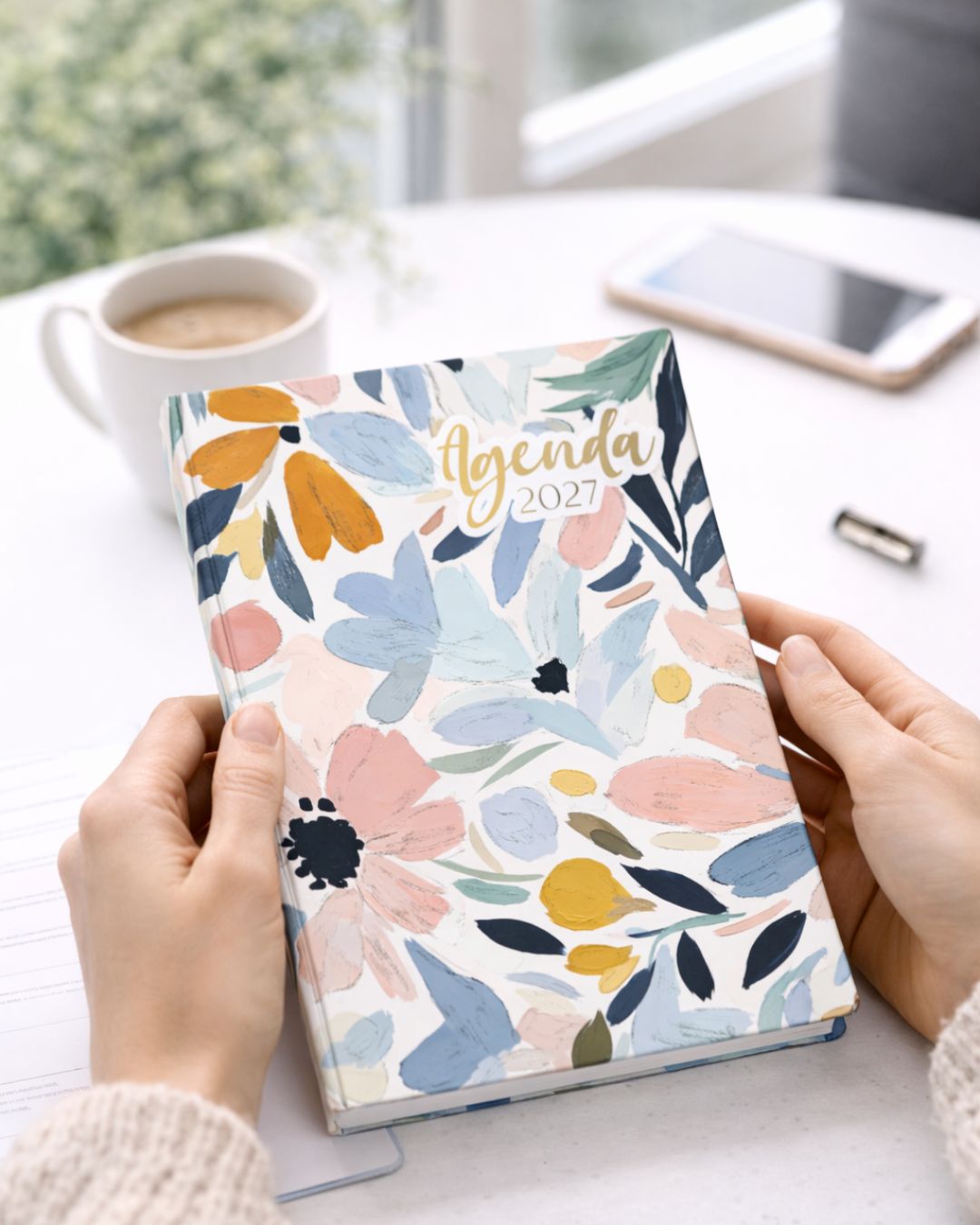 Agenda 2027 | Floral Pastel Piel
