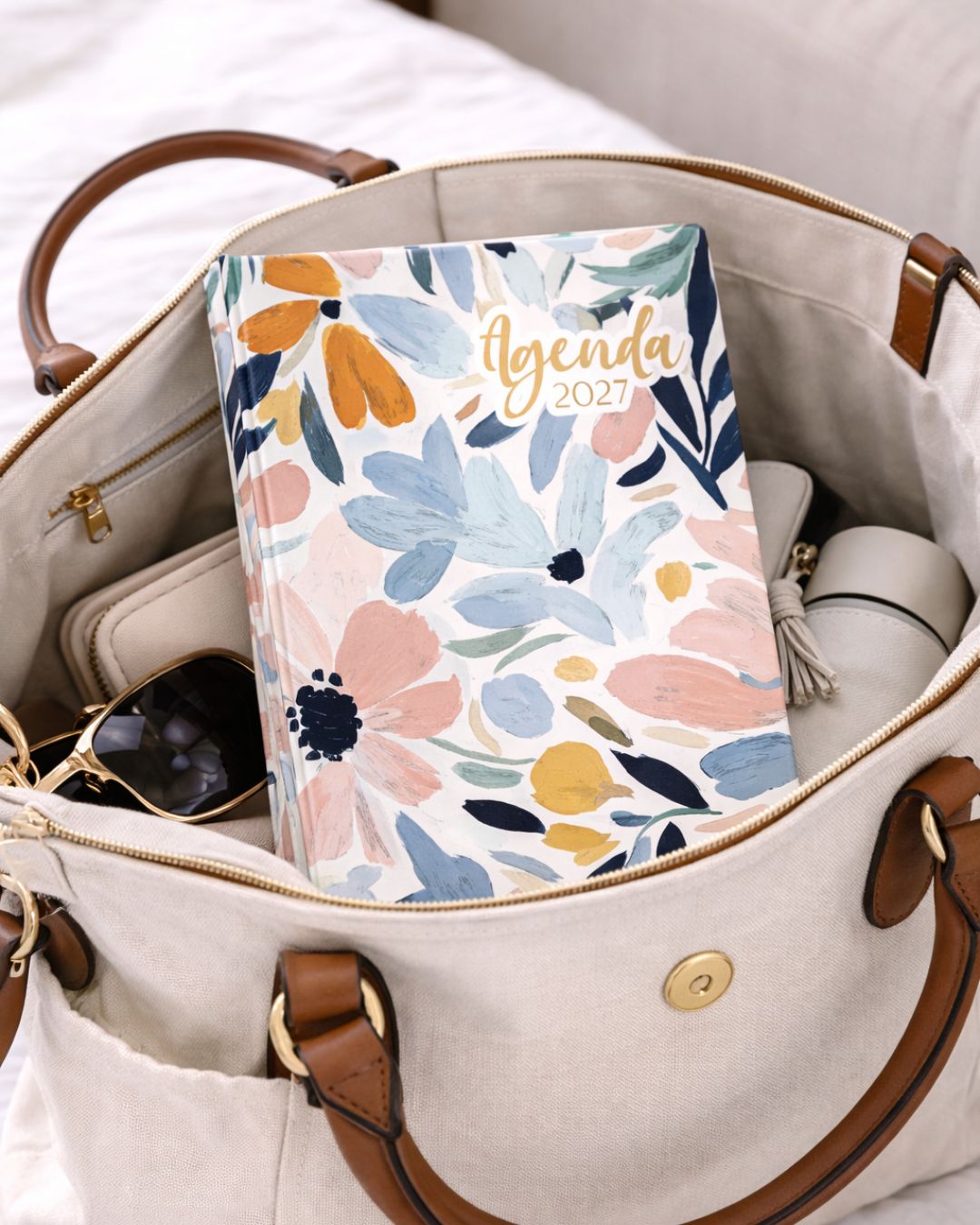 Agenda 2027 | Floral Pastel Piel
