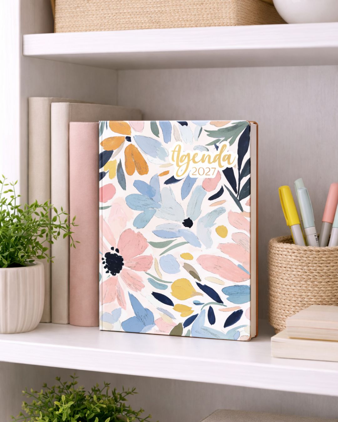 Agenda 2027 | Floral Pastel Piel