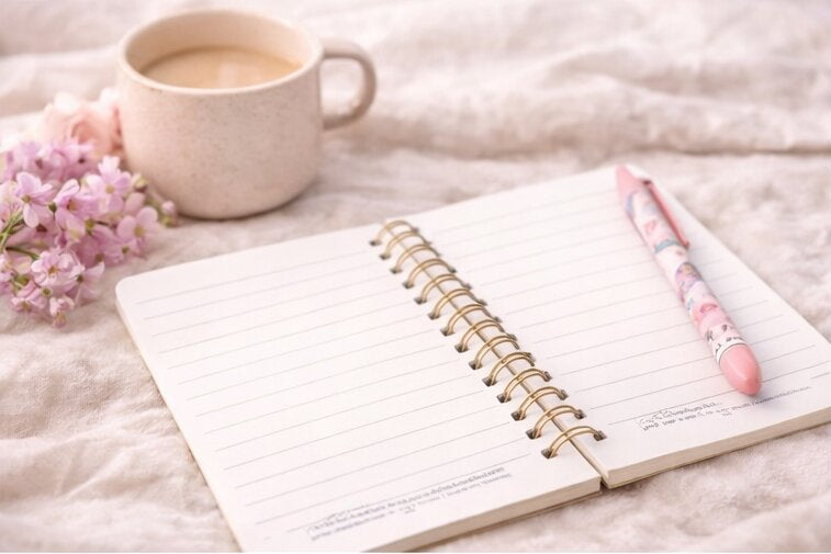 Set libreta con bolígrafo - Encomieda al Señor tu camino