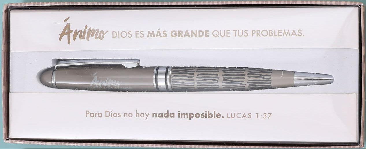 Bolígrafo de lujo : ¡Animo! - Lucas 1:37