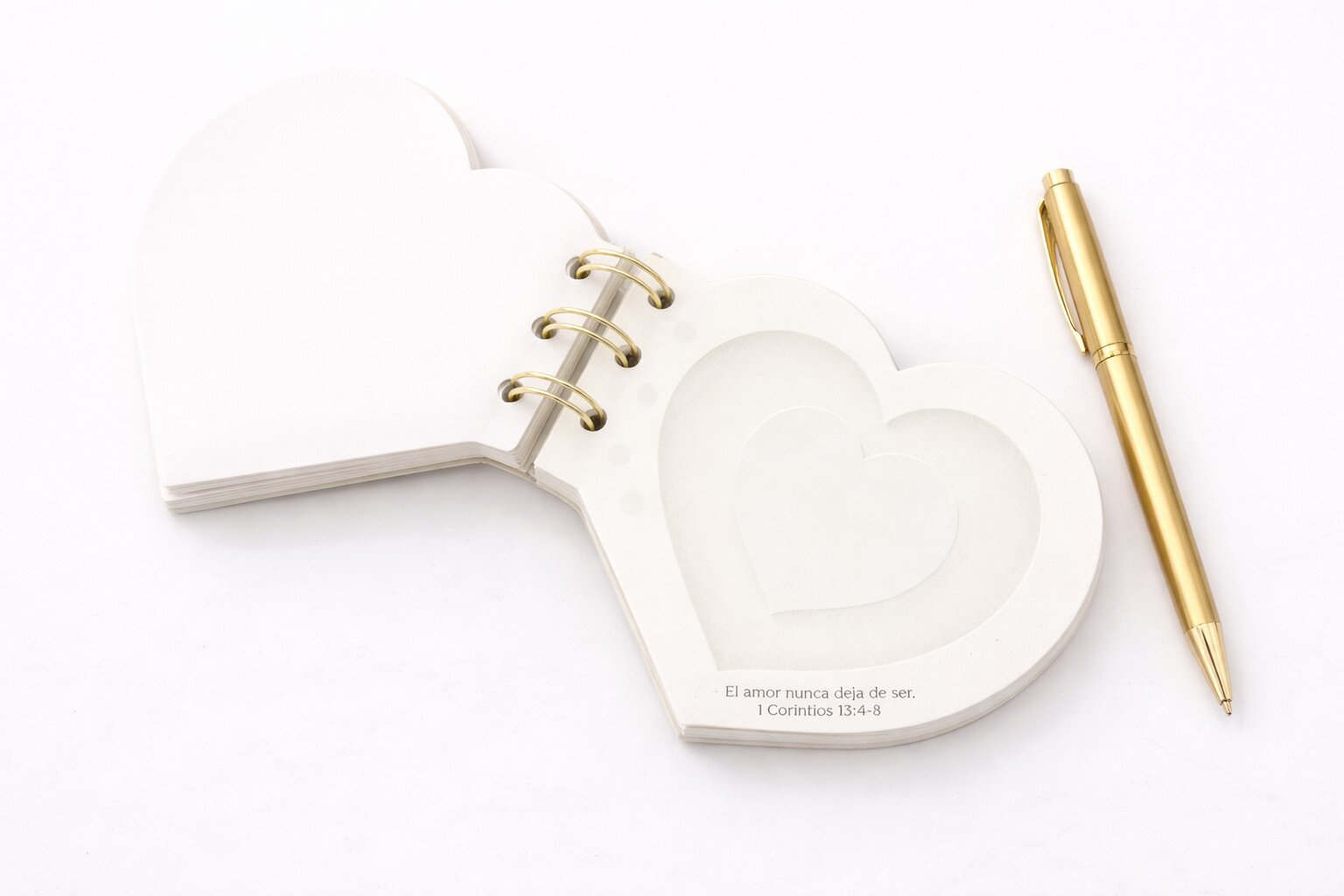 Notepads troqueleadas - El amor todo lo puede