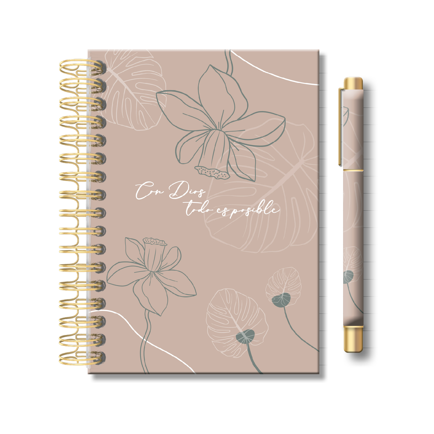 Set Journal & Bolígrafo | Con Dios todo es posible