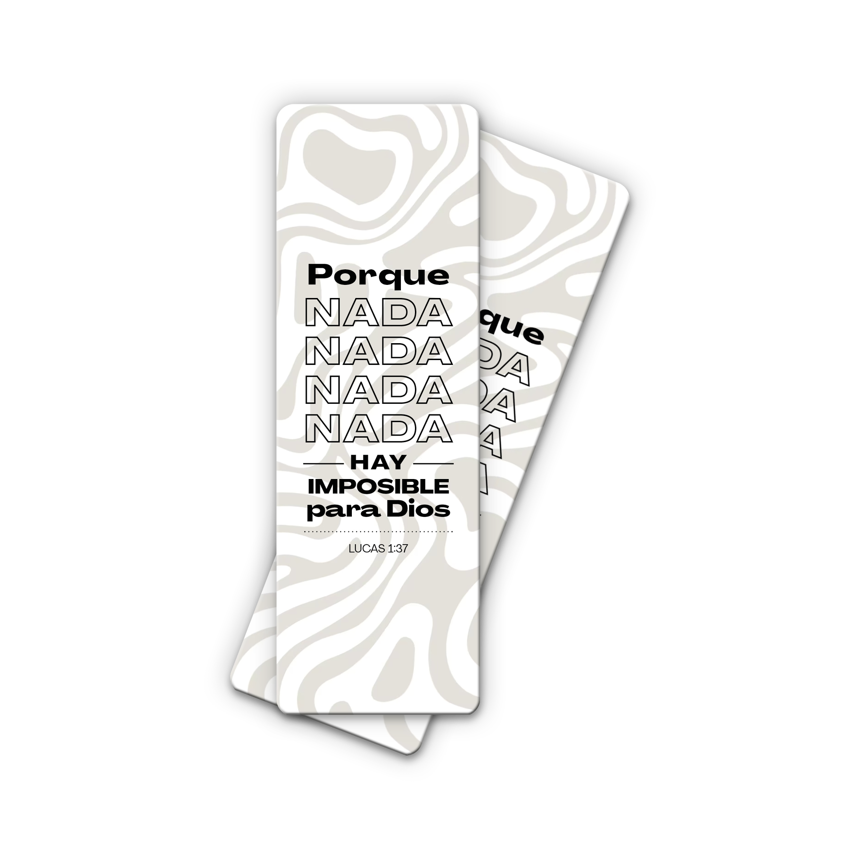 Pack de 25 marcadores | Nada imposible para Dios