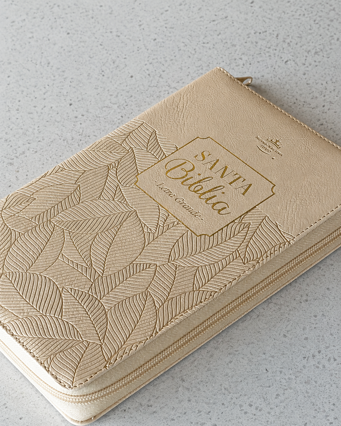Biblia Obsequios y Premios | Beige con Cierre