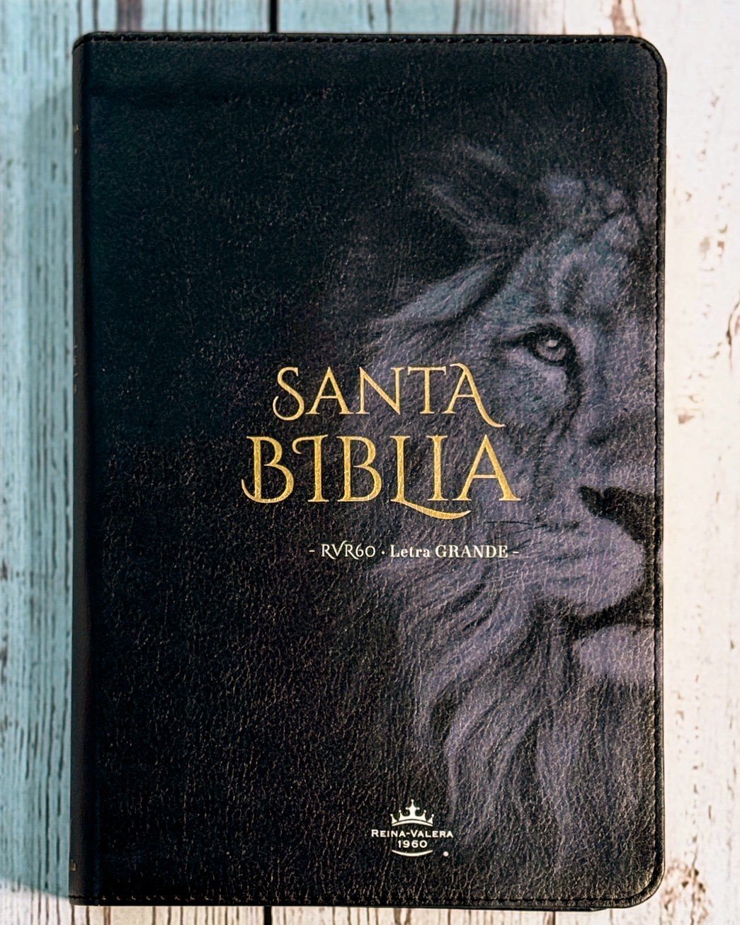 Biblia RVR1960 | Tapa Flex Diseño de León