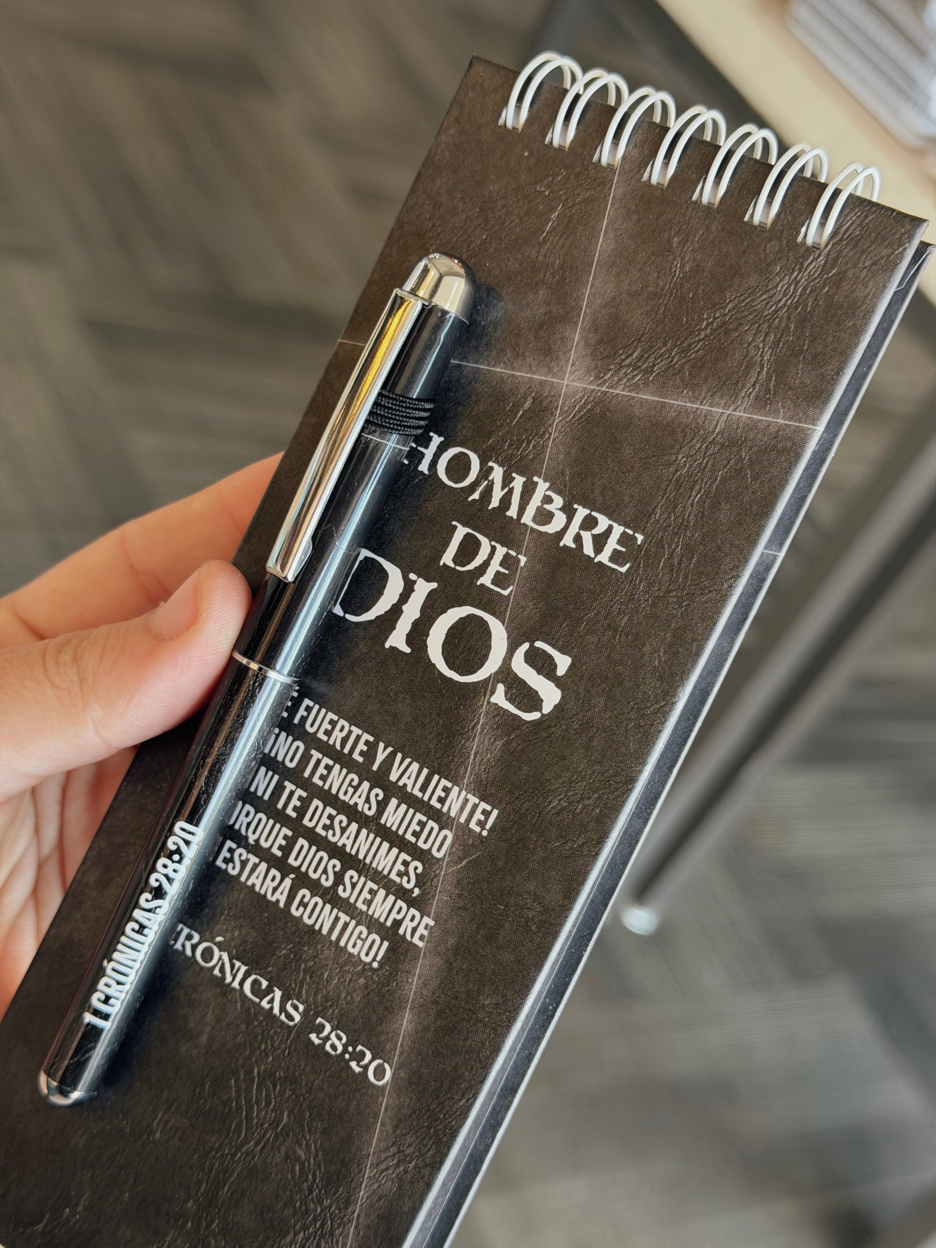 Set de Libreta con Bolígrafo | Hombre de Dios