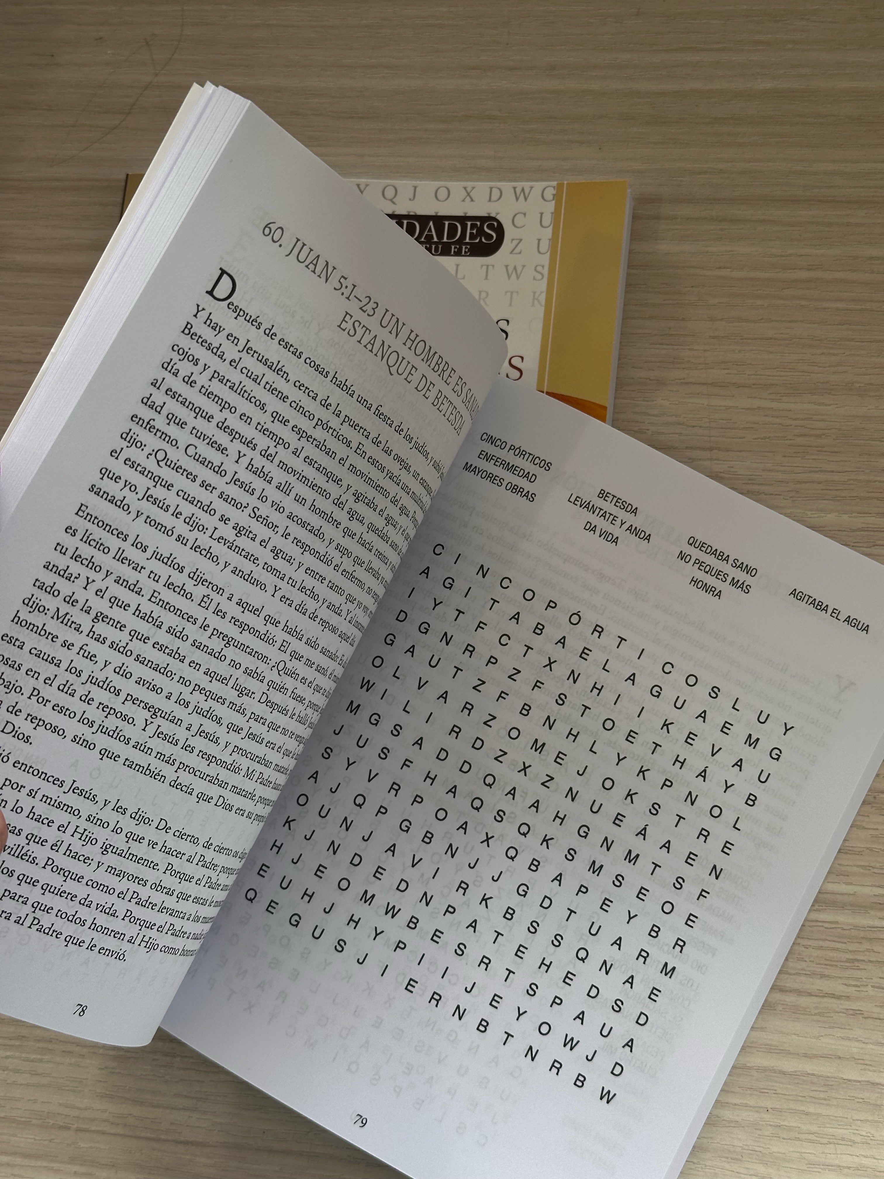 Sopa de Letras: la Vida y Palabras de Cristo | Letra Grande