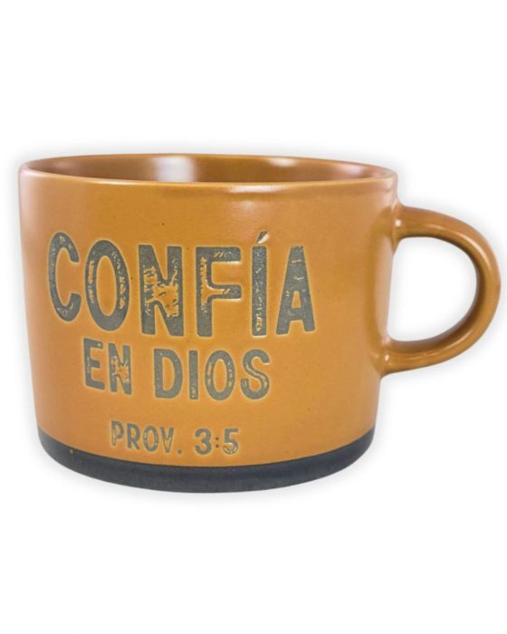 Taza 14 OZ Roca Firme. Confía en Dios