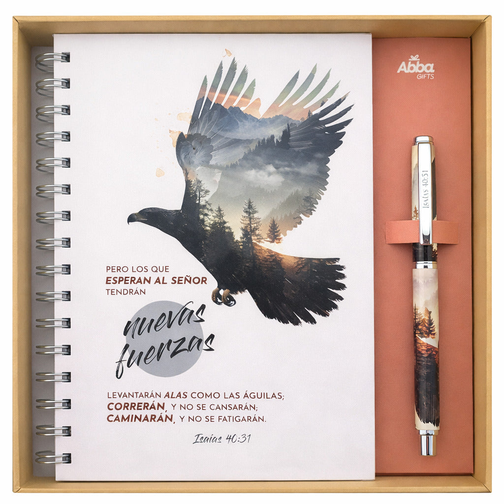Pack libreta y bolígrafo. Nuevas Fuerzas