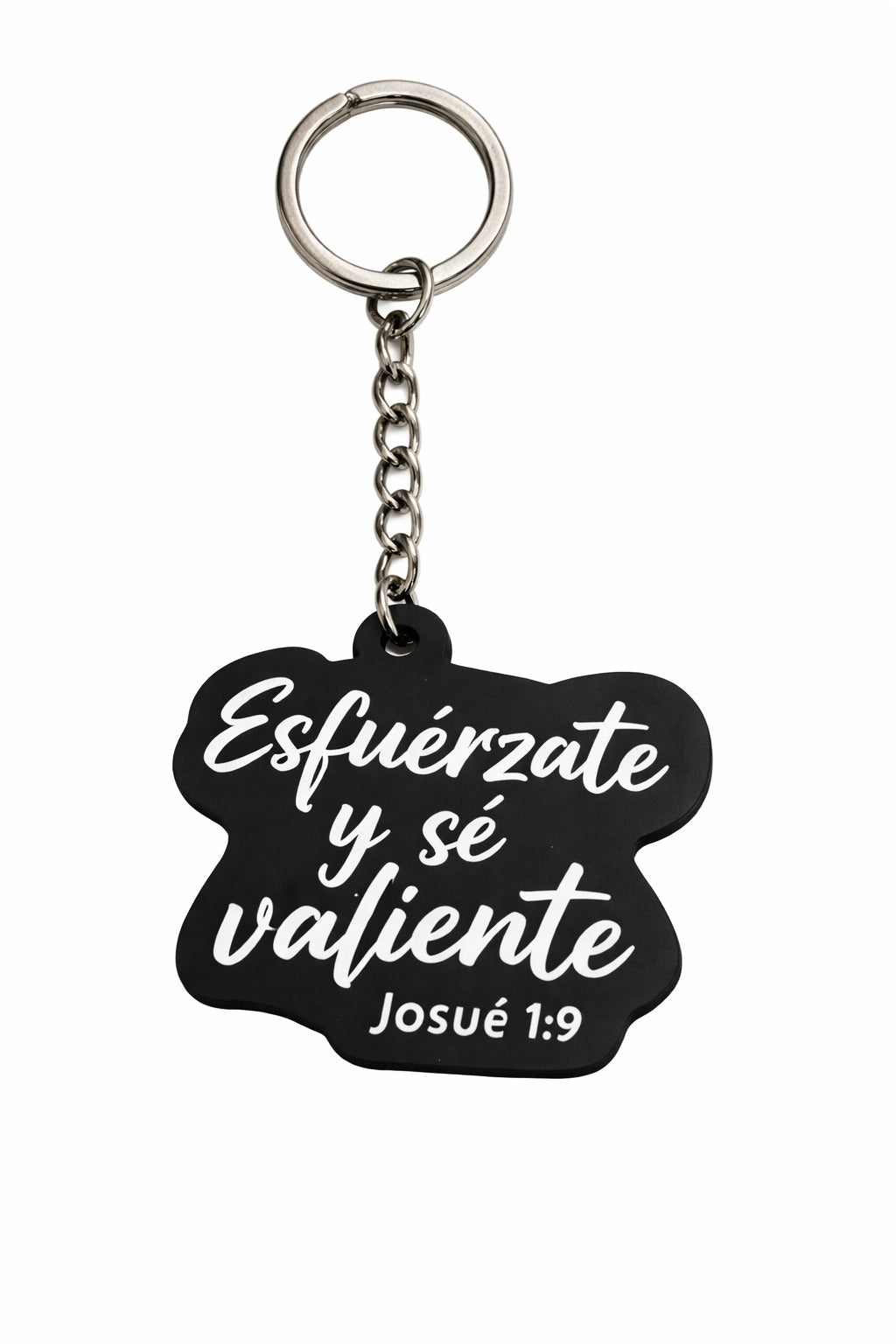Llavero caucho. Esfuérzate y sé valiente