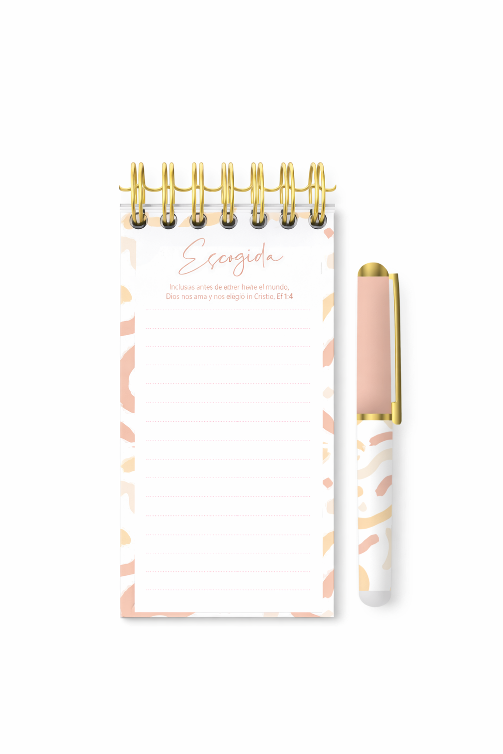 Notepad y Boligrafo- Escogida