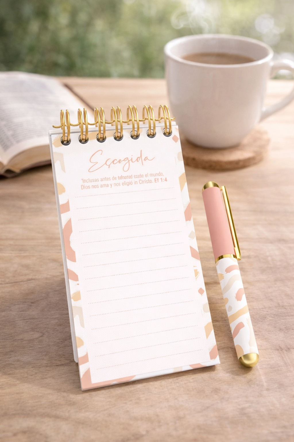 Notepad y Boligrafo- Escogida
