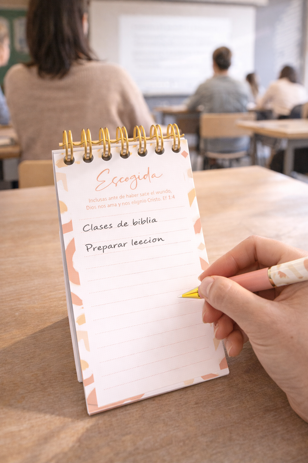 Notepad y Boligrafo- Escogida