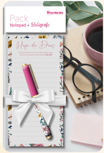 Notepad y Boligrafo- Hija de Dios