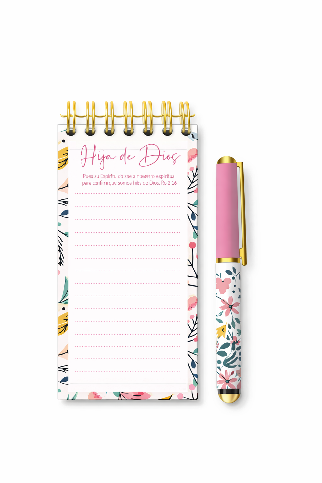 Notepad y Boligrafo- Hija de Dios