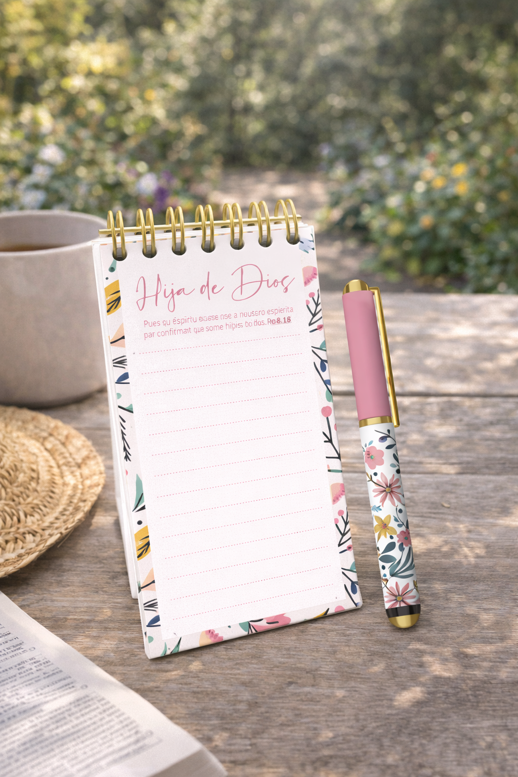 Notepad y Boligrafo- Hija de Dios