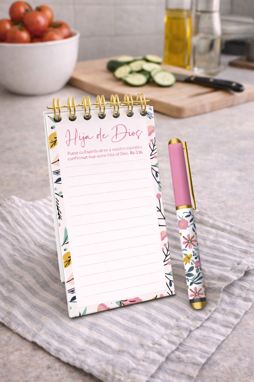Notepad y Boligrafo- Hija de Dios