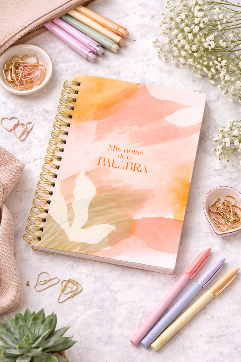 Libreta para Notas - Mis notas de la palabra - PEACH