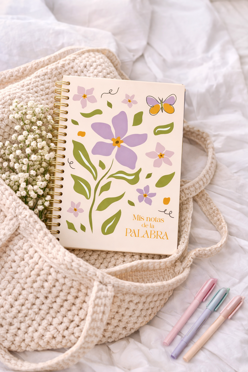 Libreta para Notas - Mis notas de la palabra - Flor