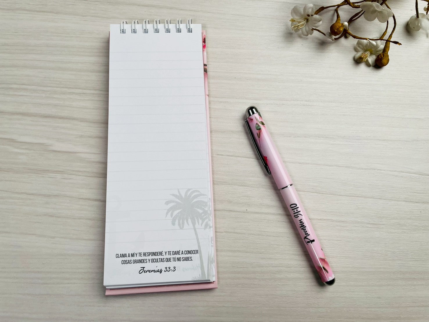 Set de Libreta y Bolígrafo | Mujer Virtuosa