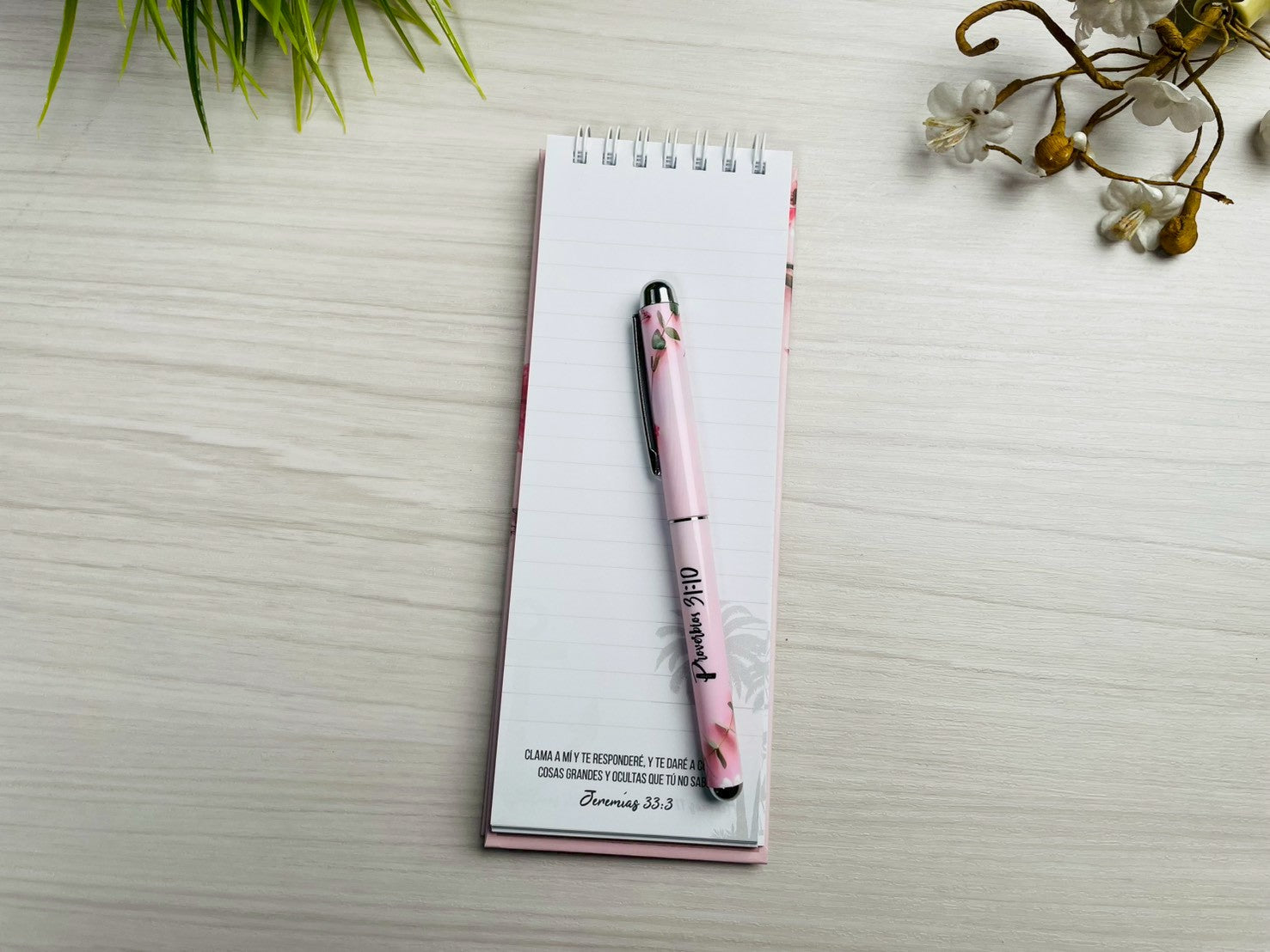 Set de Libreta y Bolígrafo | Mujer Virtuosa