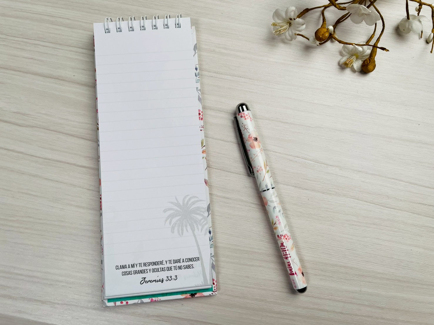Set de Libreta y Bolígrafo | No Tengas Miedo