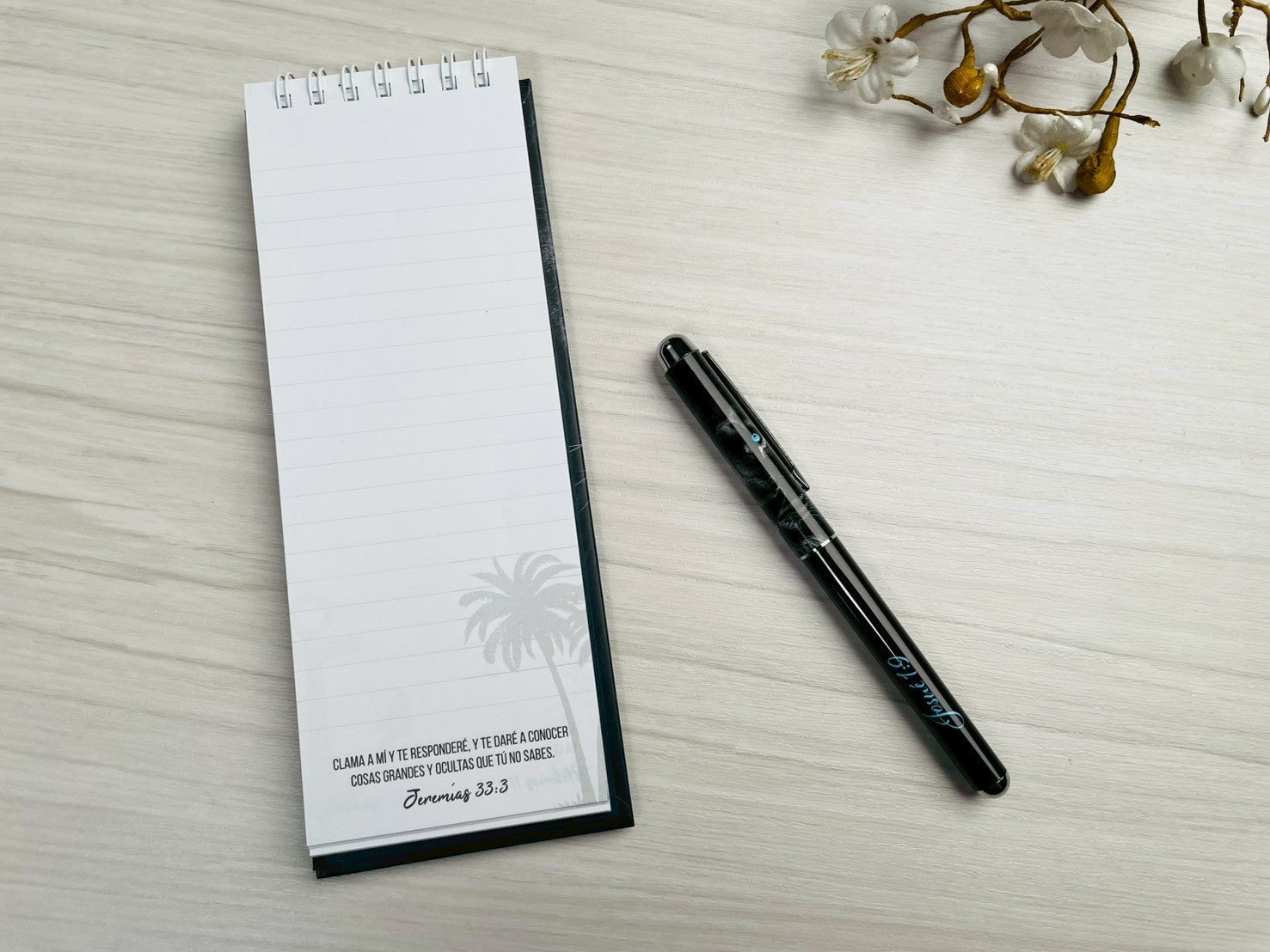 Set de Libreta y Bolígrafo | Esfuérzate y Sé Valiente