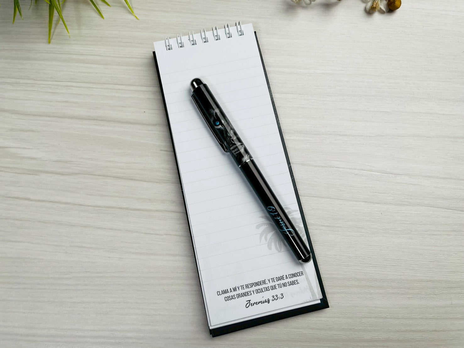 Set de Libreta y Bolígrafo | Esfuérzate y Sé Valiente