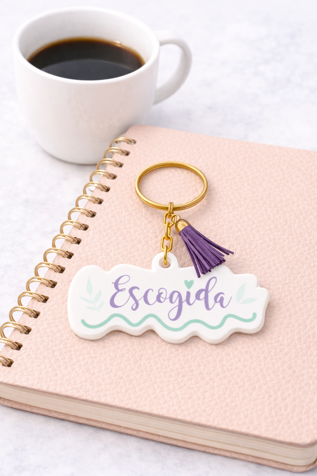 Llavero Acrilico con Tassel - Escogida
