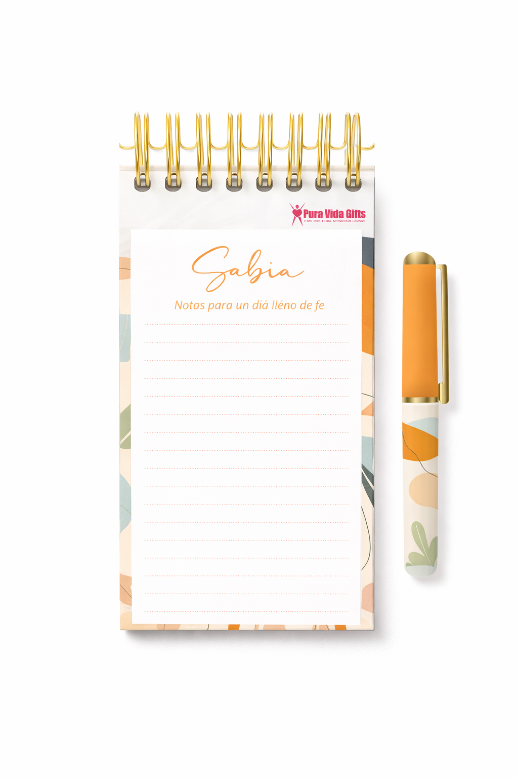 Notepad y Boligrafo - Sabia