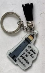 Llavero acrílico con Tassel. El Señor es mi luz