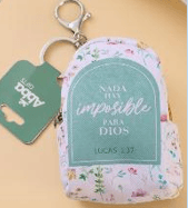 Llavero monedero mochila - Variedad