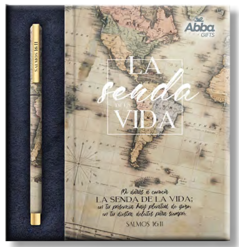 Libreta con bolígrafo - La senda de la vida