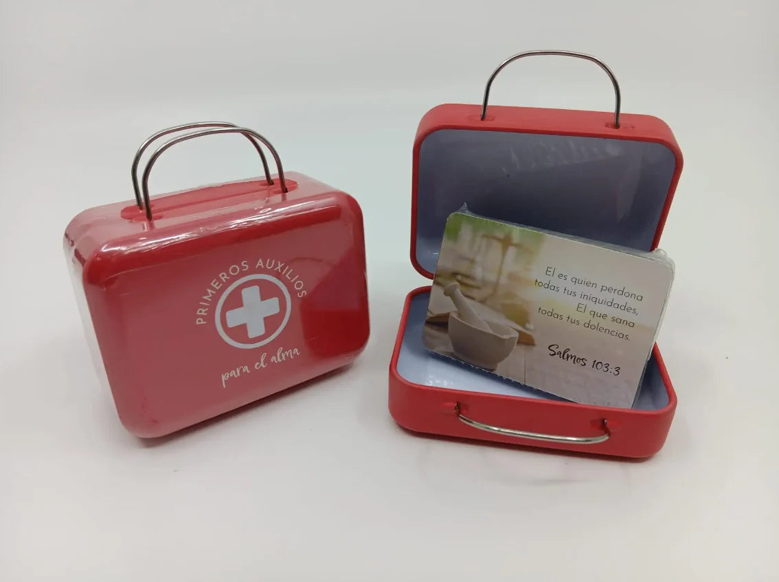 Caja de promesas maleta - Primeros auxilios para el alma