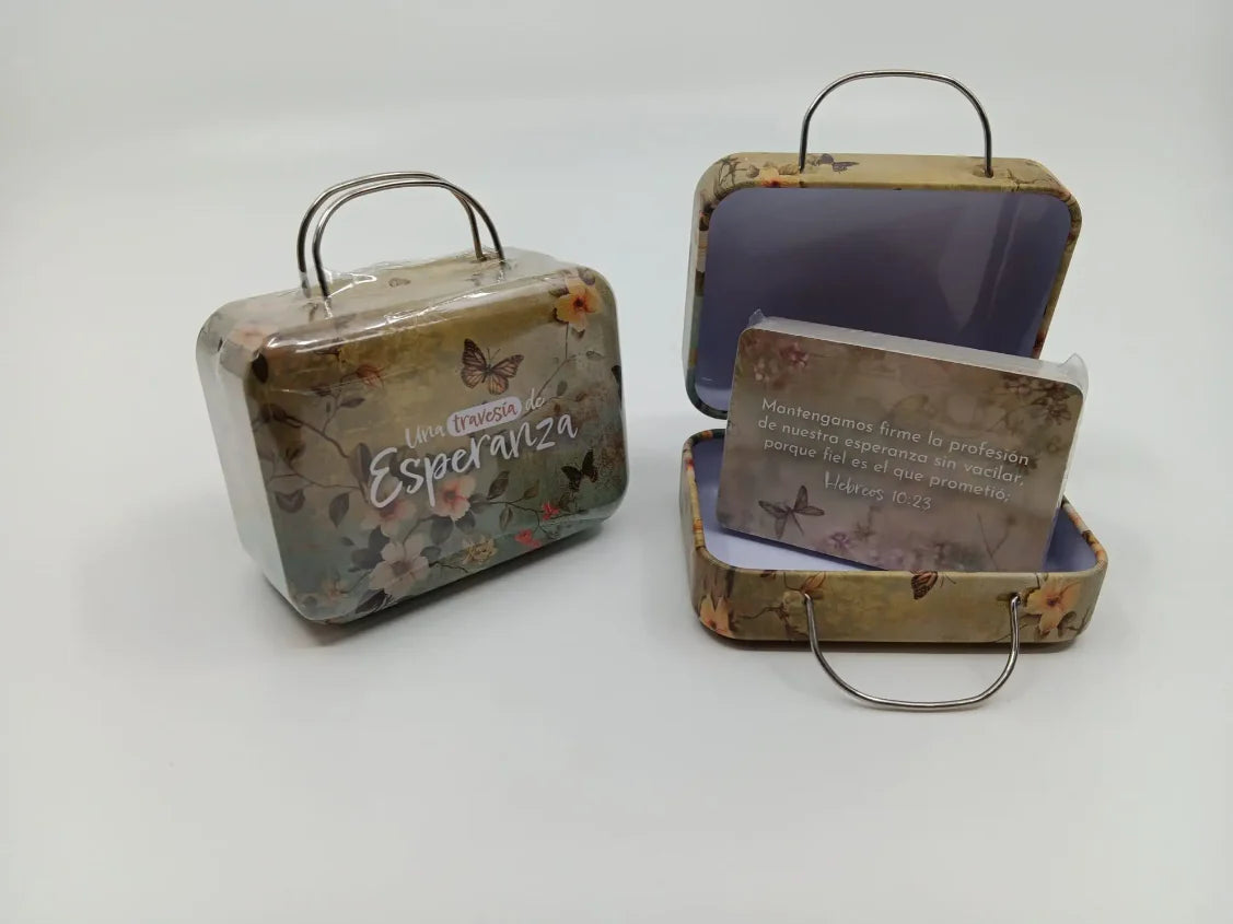 Caja de promesas maleta - Una travesía de esperanza