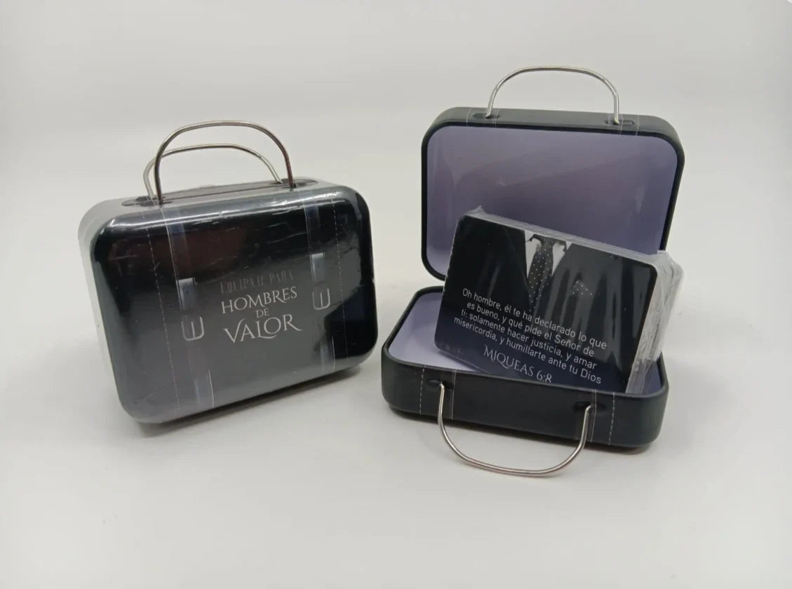 Caja de promesas maleta - Equipaje para Hombres de Valor