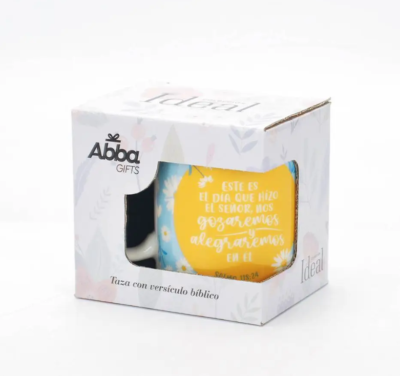 Taza Colección Ideal | 12 oz con Caja y Versículo Bíblico