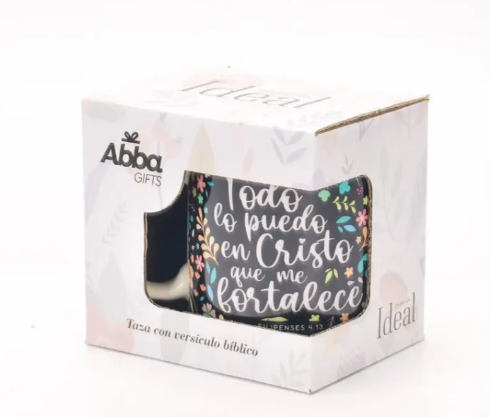 Taza Colección Ideal | 12 oz con Caja y Versículo Bíblico