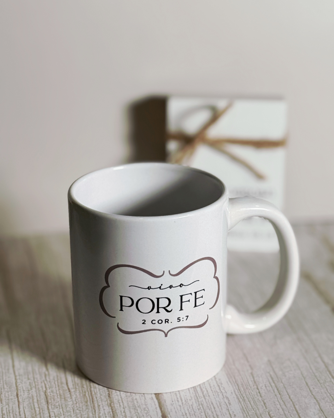 Vivo por fe | Taza Minimalista