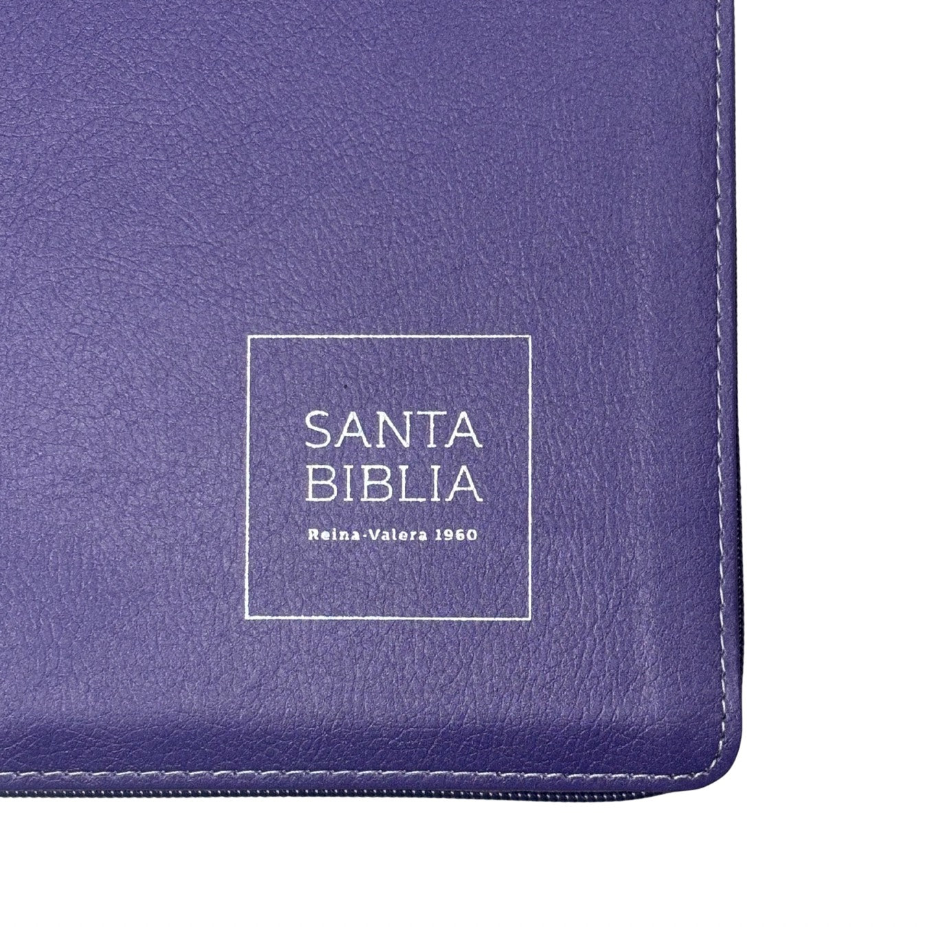 Biblia RVR60 con Índice  - Letra Grande 15 | Bifloral lila